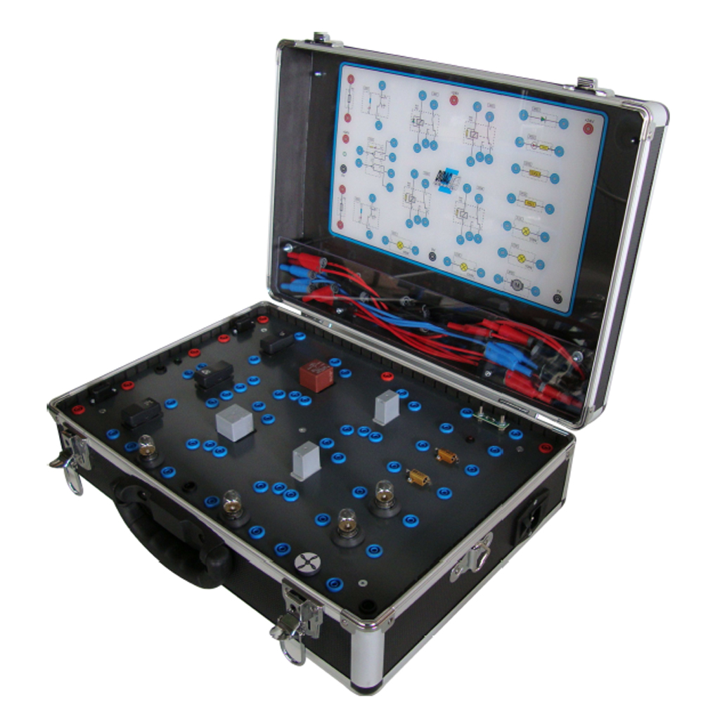 VALISE ELECTRICITE DE BASE 24V et 12VRéf: ACC-VEB.24V ou ACC-VEB.12V -  DIDAC B.D.H. Fournisseur de maquette pedagogique pour la formation en  maintenance automobile